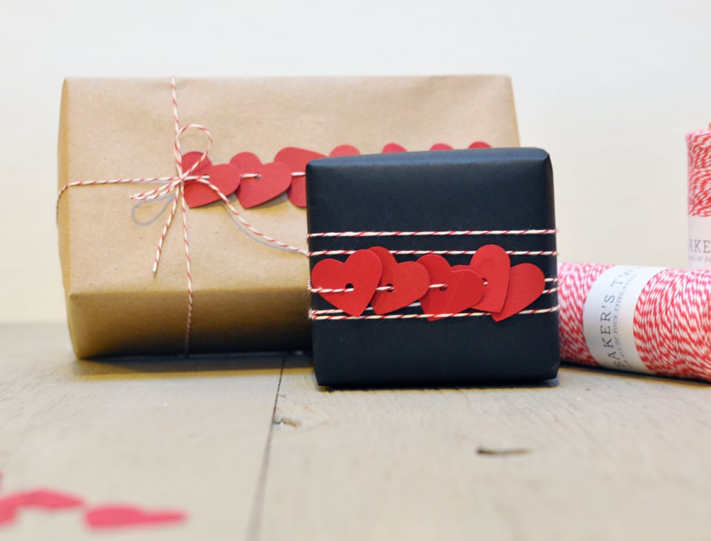 Twine and Hearts Gift Wrap DIY Gift Wrap POPSUGAR Smart Living Photo 2