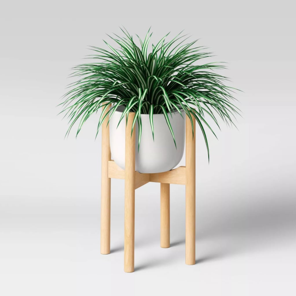 Project 62 Ceramic Planter With Wood Stand