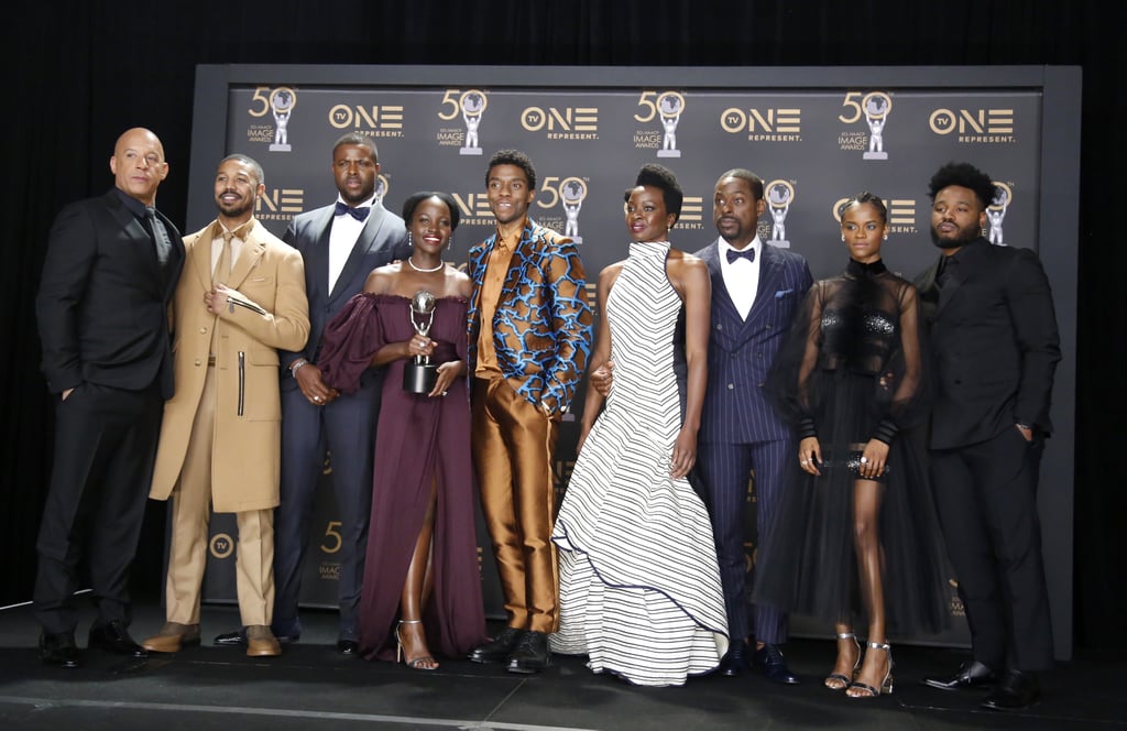 Black Panther Cast at the 2019 NAACP Image Awards