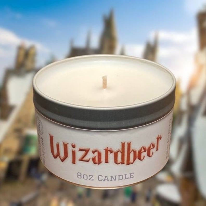 Butterbeer Popcorn Candle