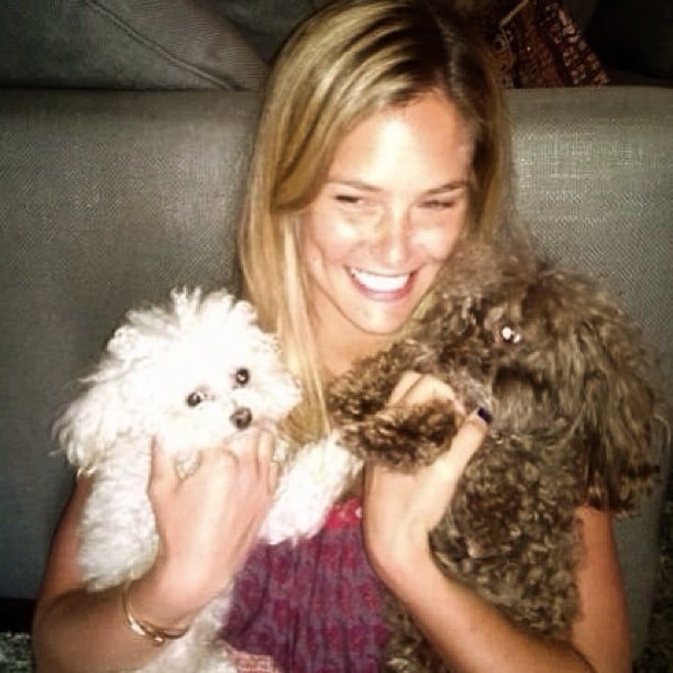 Bar Refaeli spends lots of time with her two furry friends, MishMish and Pucci, when she's at home in her native Israel.
Source: Instagram user barrefaeli