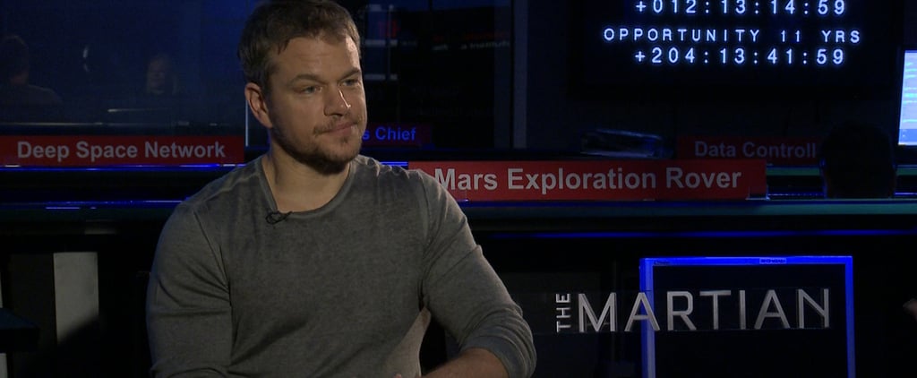 Matt Damon The Martian Interview (Video)