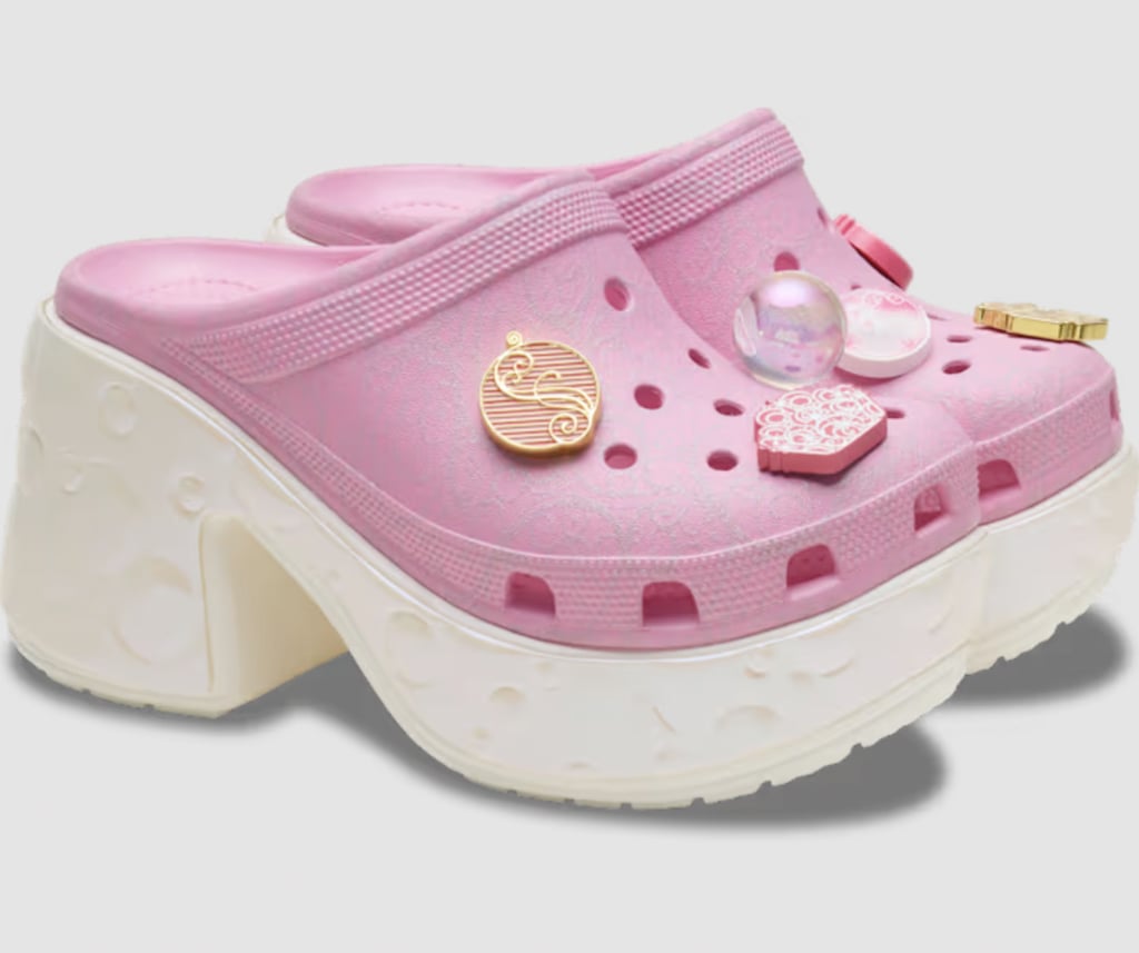 Crocs x "Wicked" Glinda Siren Clog ($47, originally $95)
Step into the world of Oz in shoes that are fit for a witch. Glinda might not don these exact clogs in the "Wicked" film, but I'm convinced they'd be a mainstay in her wardrobe regardless. The shoe's bubbly sole is so unique, and the themed charms give the style a fun splash of character.