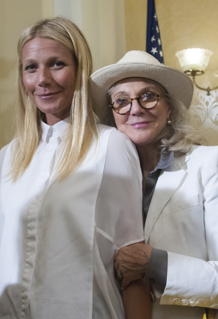 Gwyneth Paltrow and Blythe Danner Capitol Hill Pictures