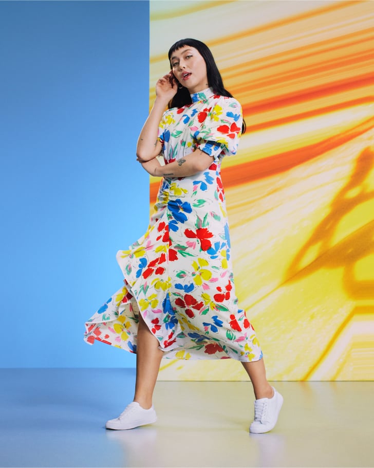 Rixo For Target Floral Mock Neck 