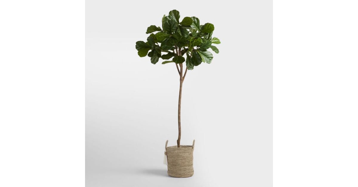 Faux FiddleLeaf Fig Tree Best Fake Plants That Look Real POPSUGAR