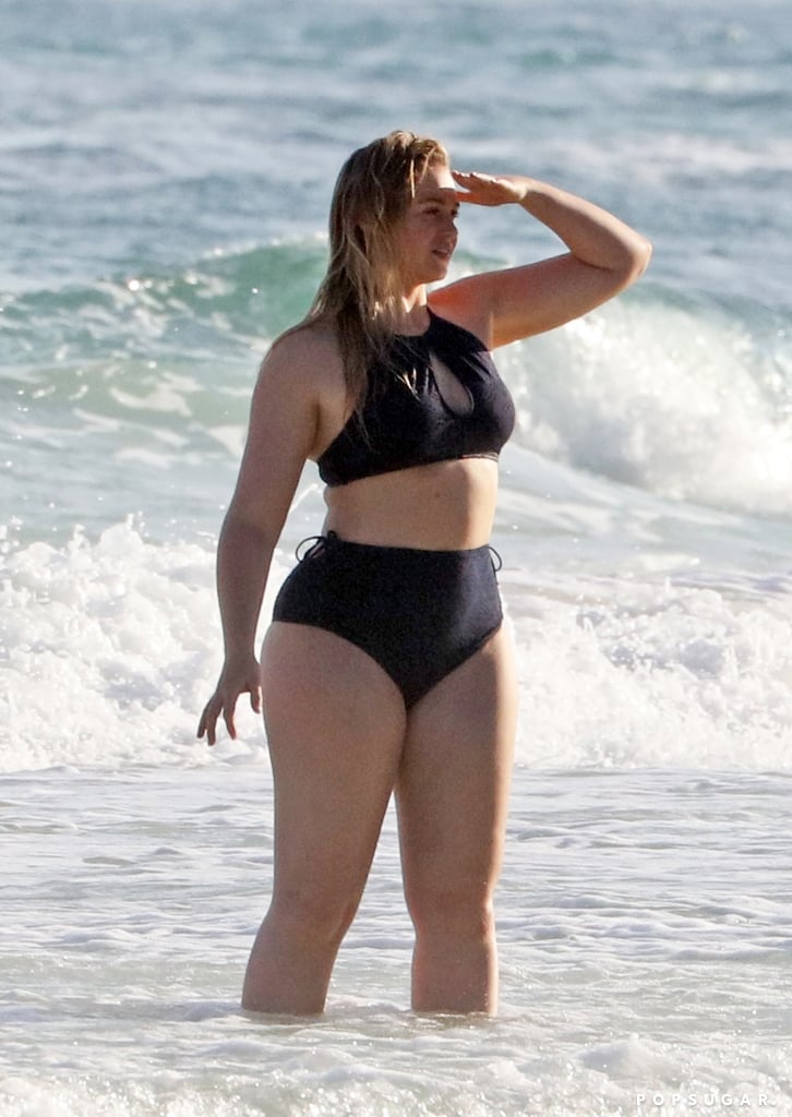 Iskra Lawrence on the Beach in Mexico December 2017