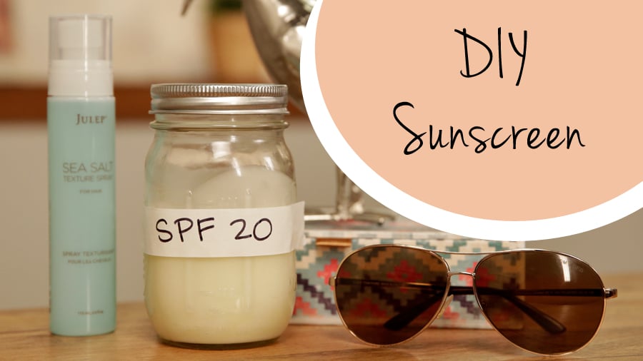 Homemade Physical Mineral Sunscreen