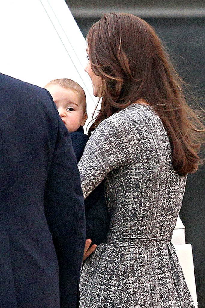 Kate Middleton and Prince William Start Tour With George