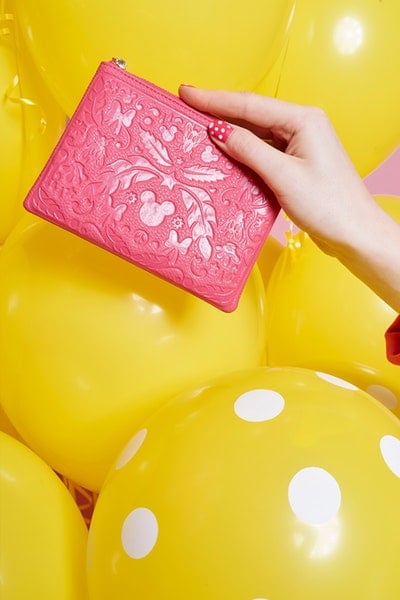 Mickey Filigree Zip Purse