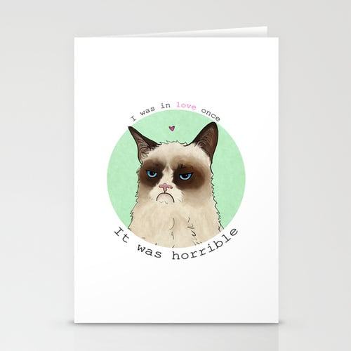 Grumpy Cat Love Stationery Cards ($12 for three)