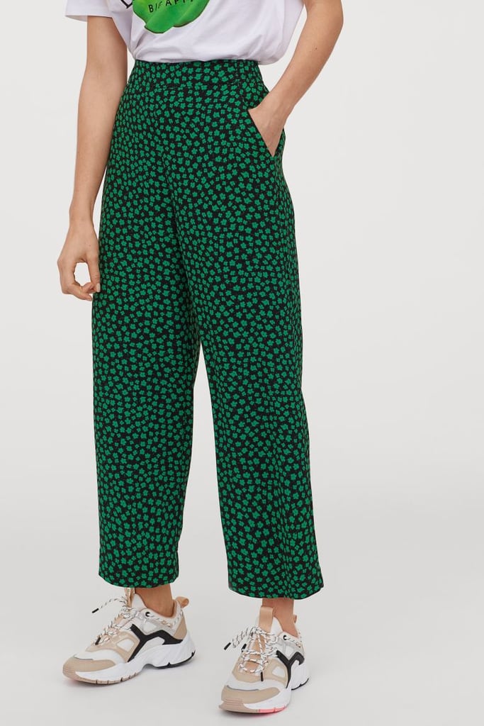 Cropped Floral Pants