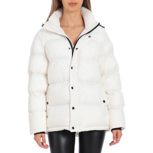 Bagatelle Sport Nylon Puffer Jacket | Trendy Winter Coats For Women ...