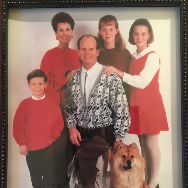 Katy Perry shared this hilarious throwback photo while at home with her family.