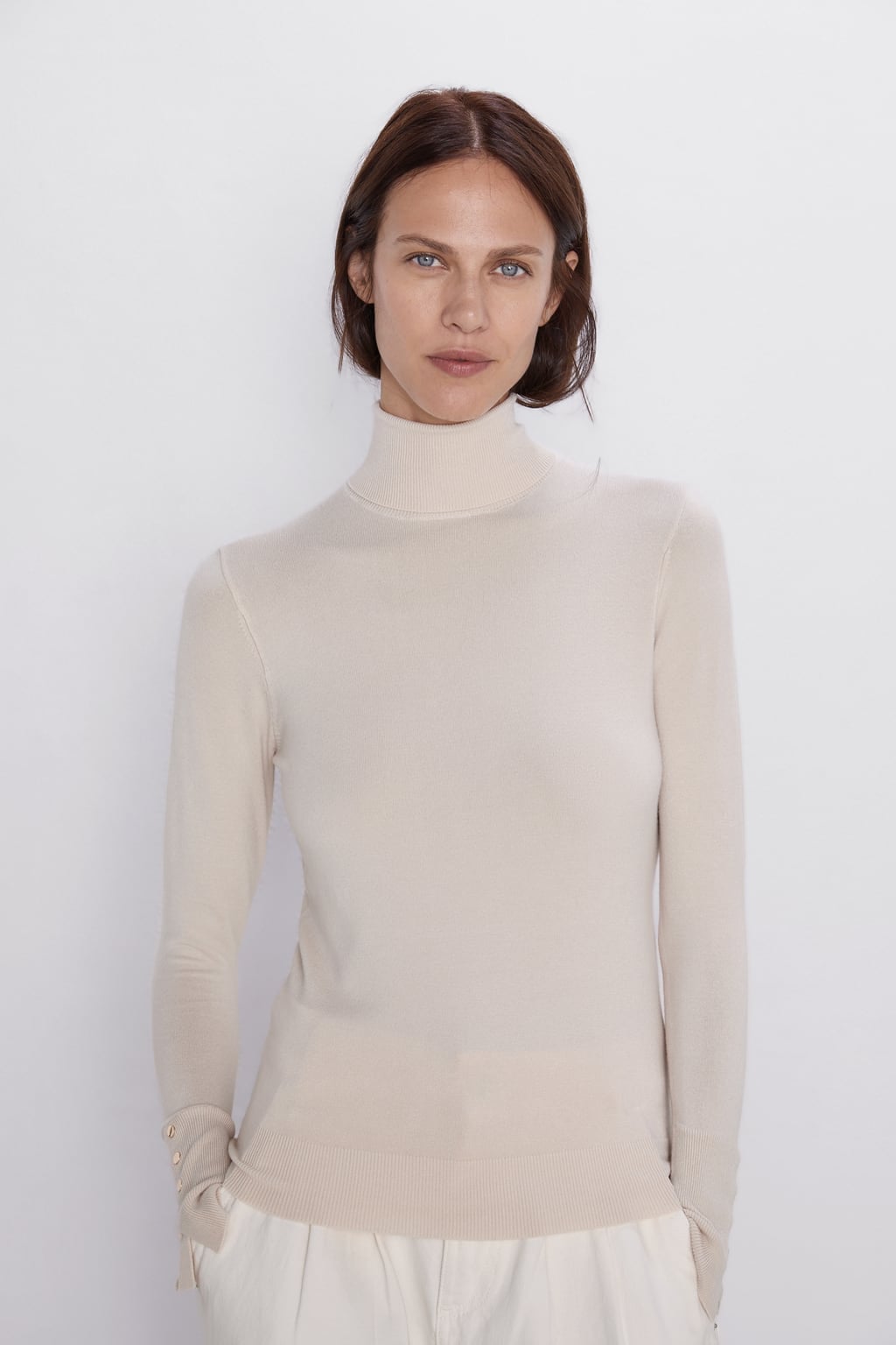 zara basics jumper