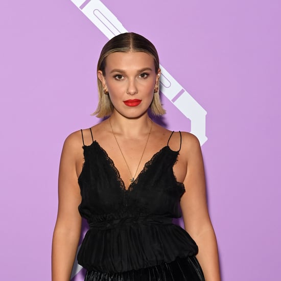Millie Bobby Brown's Swirl French Manicure