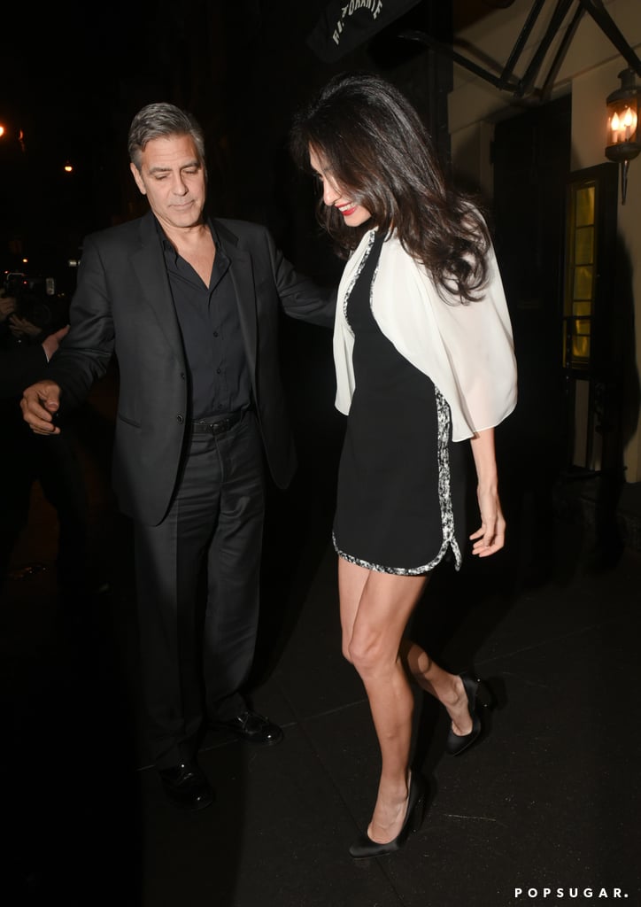 George and Amal Clooney Having Dinner in NYC April 2015