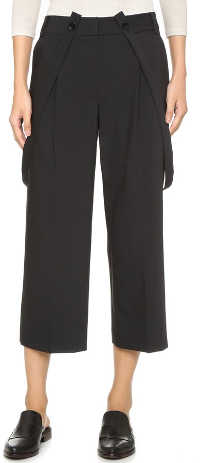 Tibi Cropped Pants With Suspenders ($365)