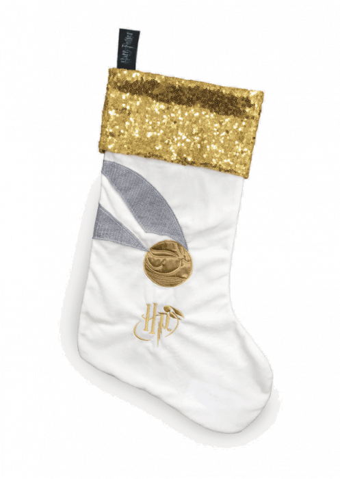 Harry Potter Christmas Magic Golden Snitch Stocking
