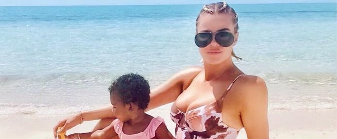 Khloé Kardashian and True Thompson Vacation Photos May 2019