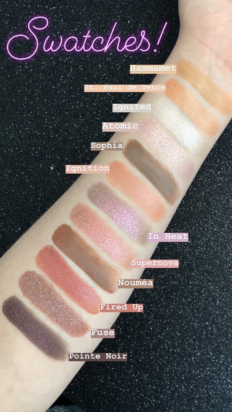 NARS Ignited Eyeshadow Palette Swatches