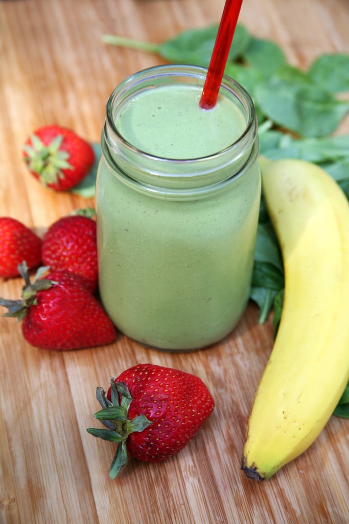 Strawberry Banana Spinach Smoothie