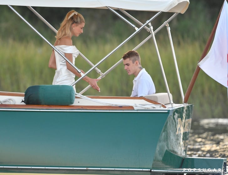 Hailey Baldwin Wore White Nail Polish To Wedding Rehearsal