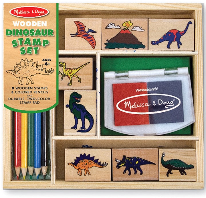 dinosaur stamp set