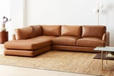 13 Leather Couches That Are Just as Comfy as They Are Chic