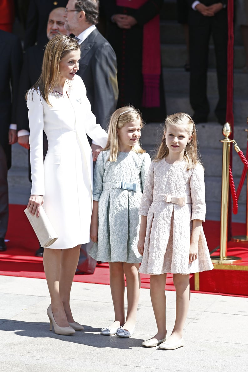 Princess Leonor and Infanta Sofía in 2014