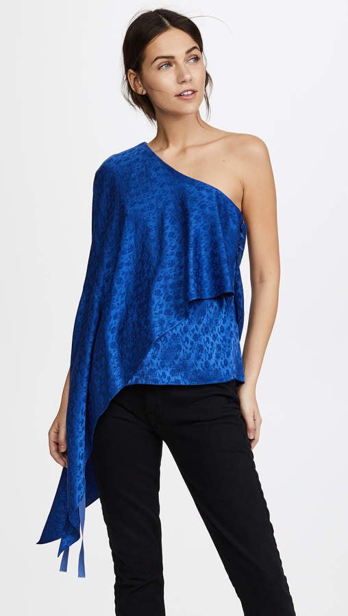 Hellessy Xenia Off Shoulder Cape Top