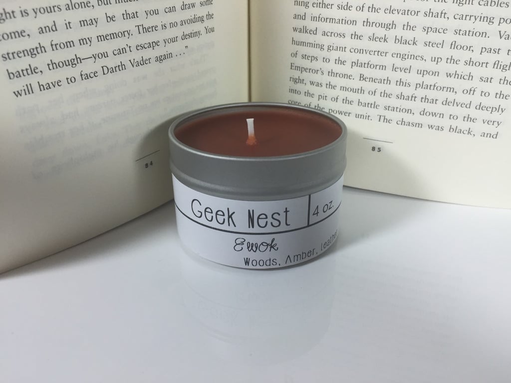 Ewok candle ($8) with wood, amber, and leather notes