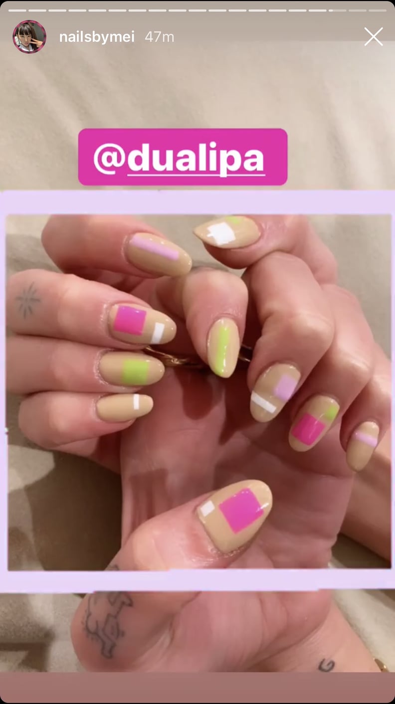 Dua Lipa's Manicure