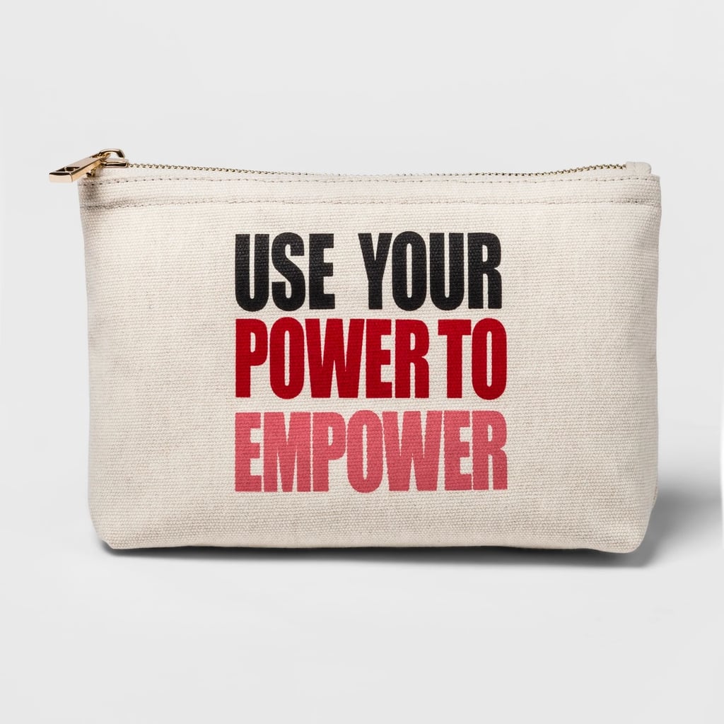 Women's Use Your Power to Empower Canvas Clutch Best Gifts For