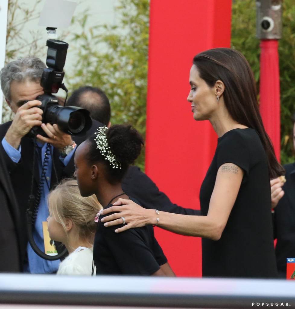 Angelina Jolie and Her Kids at Kung Fu Panda 3 LA Premiere
