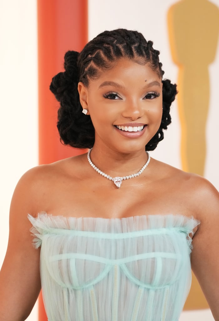 Halle Bailey's Braided Updo