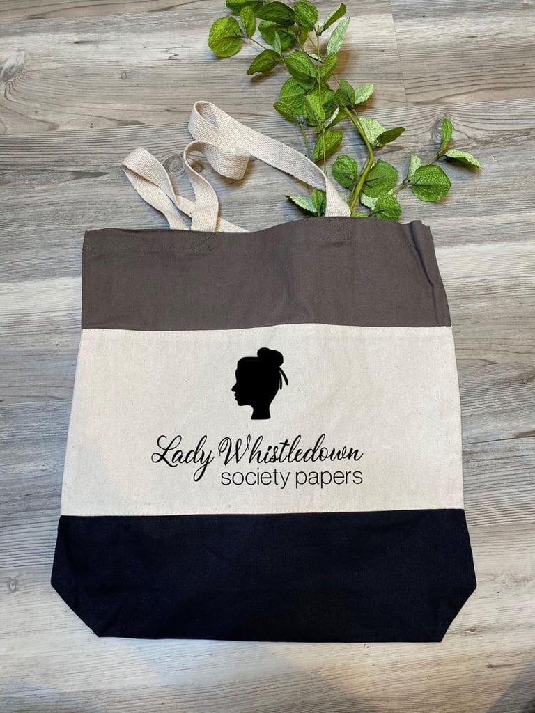 Lady Whistledown Society Papers Tote Bag