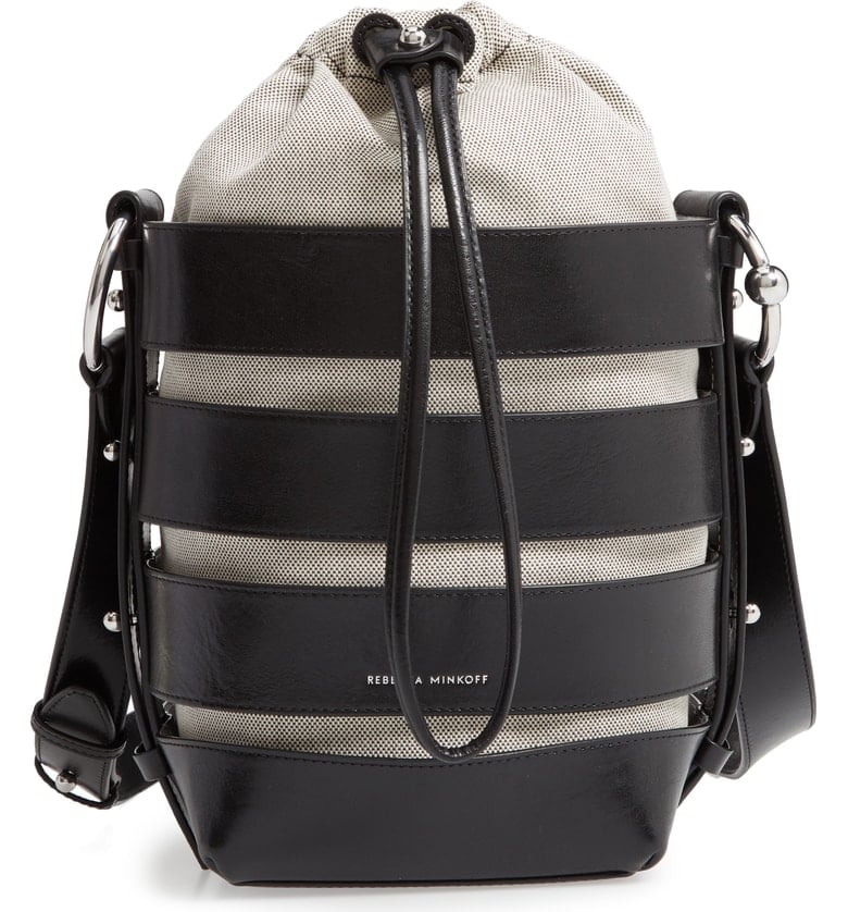 Rebecca Minkoff Cage Leather Bucket Bag