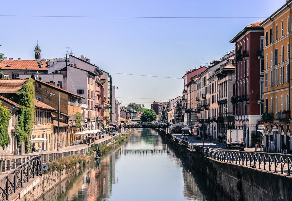 Stroll by the buzzing canals of the Navigli neighborhood