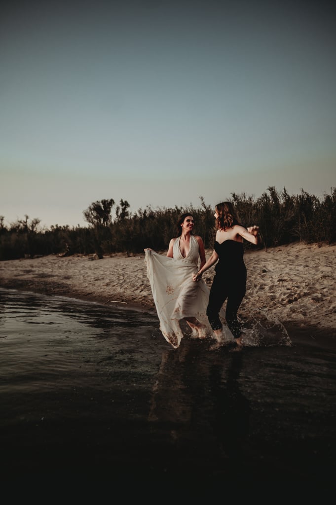 Sexy River Beach Engagement Photo Shoot