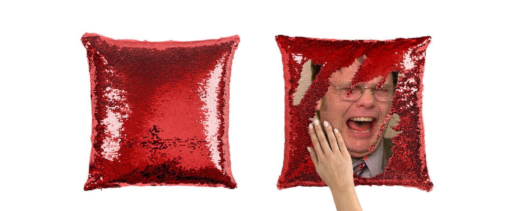 Dwight Schrute Sequin Pillows