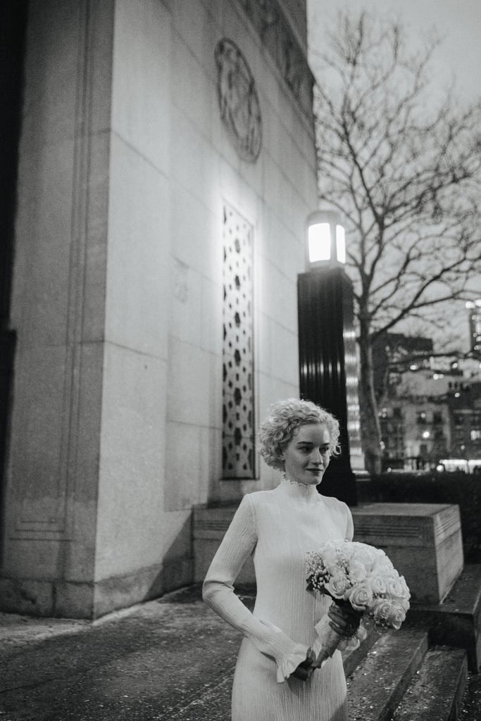 Julia Garner's Danielle Frankel Wedding Pantsuit ...