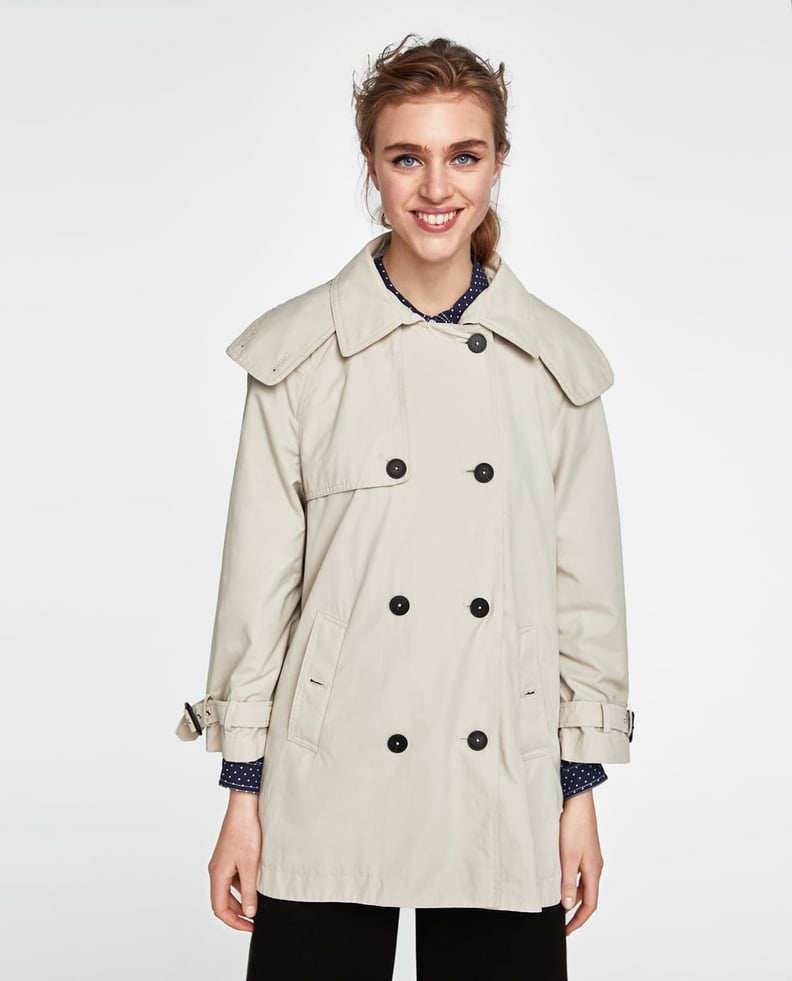 Zara Short Trench Coat