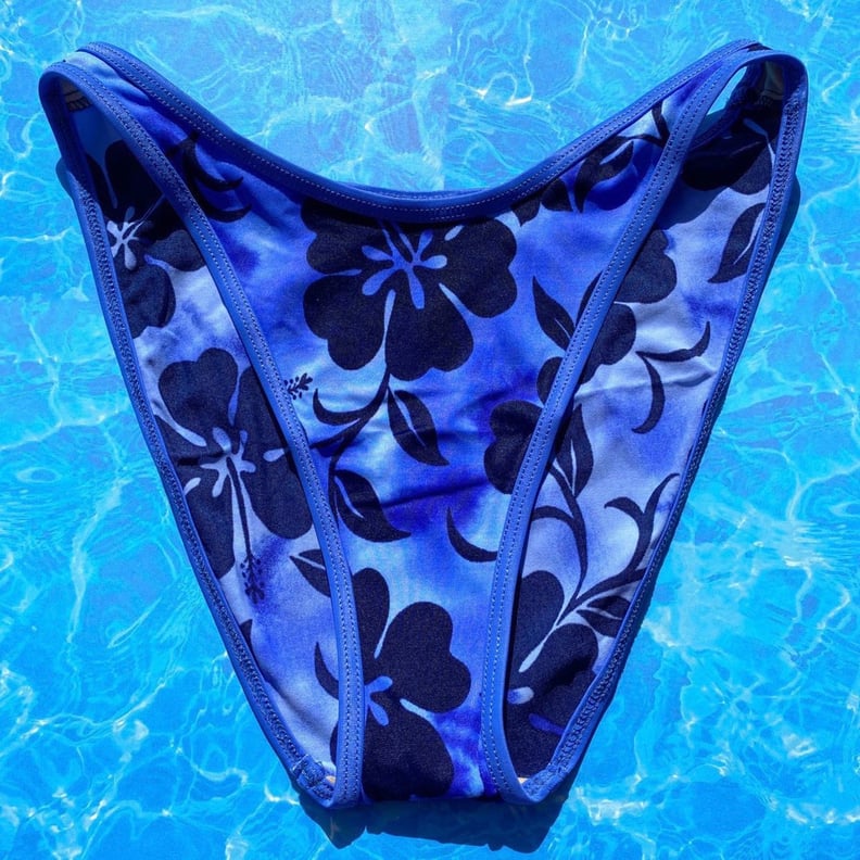Denali Brand Tropic Floral Moderate Bikini Bottom '80s Deadstock Vintage