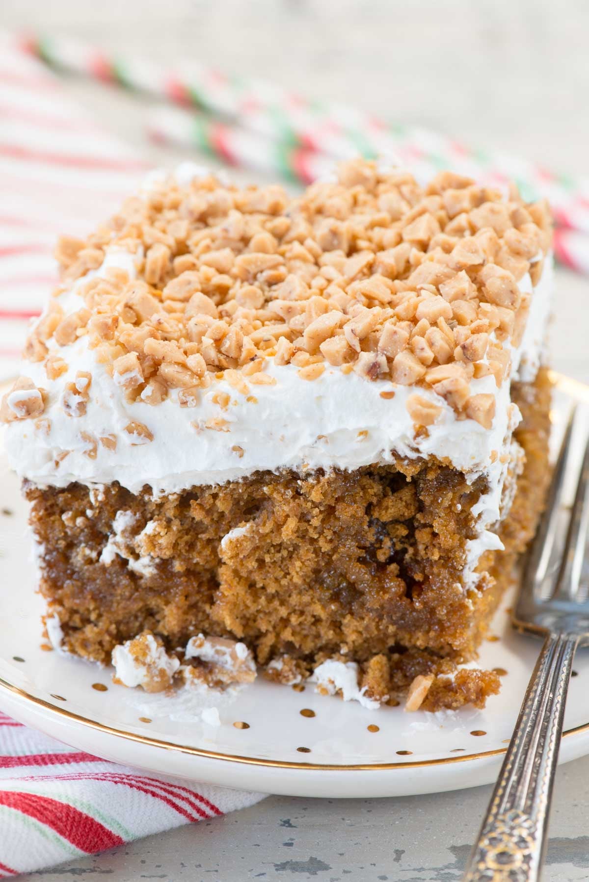 Gingerbread Butterscotch Poke Cake 50 Christmas Desserts That Will Have Your Guests Coming Back For Seconds And Thirds Popsugar Middle East Food Photo 53