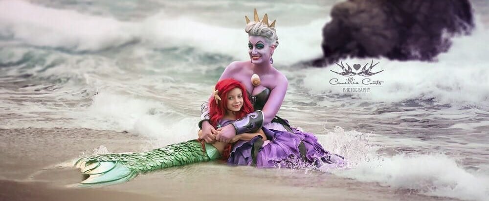 Mother-Daughter Disney Princess Cosplay