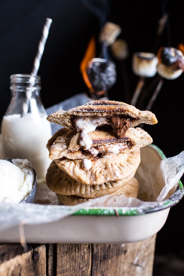 Campfire Grilled S'mores Calzones