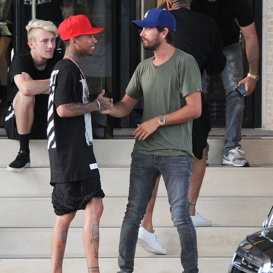 Scott Disick Runs Into Tyga While Shopping