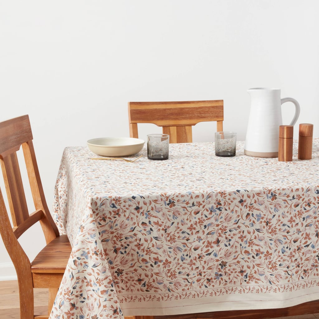 For Dining: Cotton Floral Tablecloth