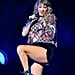 Taylor Swift's Silver Combat Boots